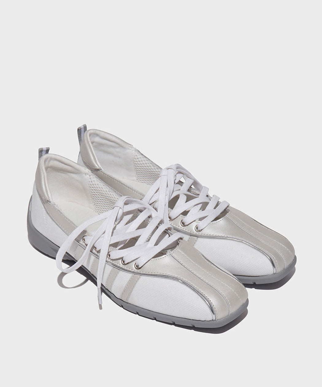 Retro Striped Ballet Sneakers